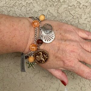 Chico's Ocean-Themed Charm Bracelet